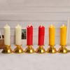 2Pcs Creative Warm Glowing Candles Battery Operated Simulated Candle Light Decorative Props