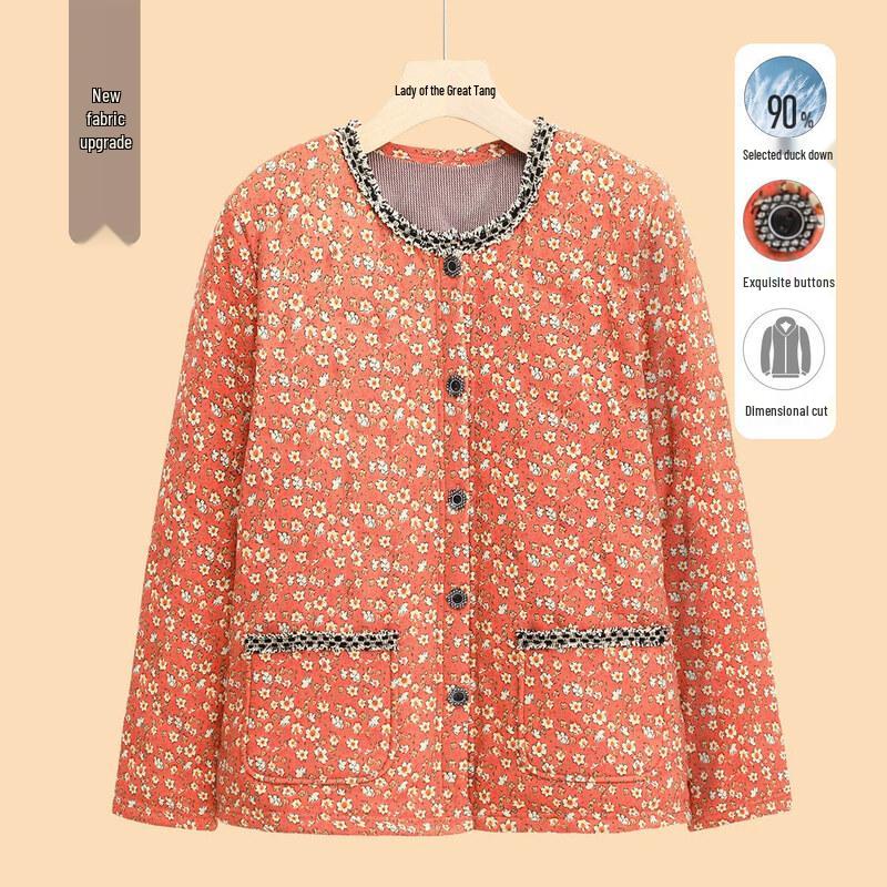 

Women s Mid-Aged Warm Duck Down Puffer Jacket 2XL