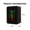 Tuya Wifi Portable Air Quality Meter 7in1 PM2.5 PM10 Carbonic Oxide Carbon Dioxide TVOC HCHO AQI