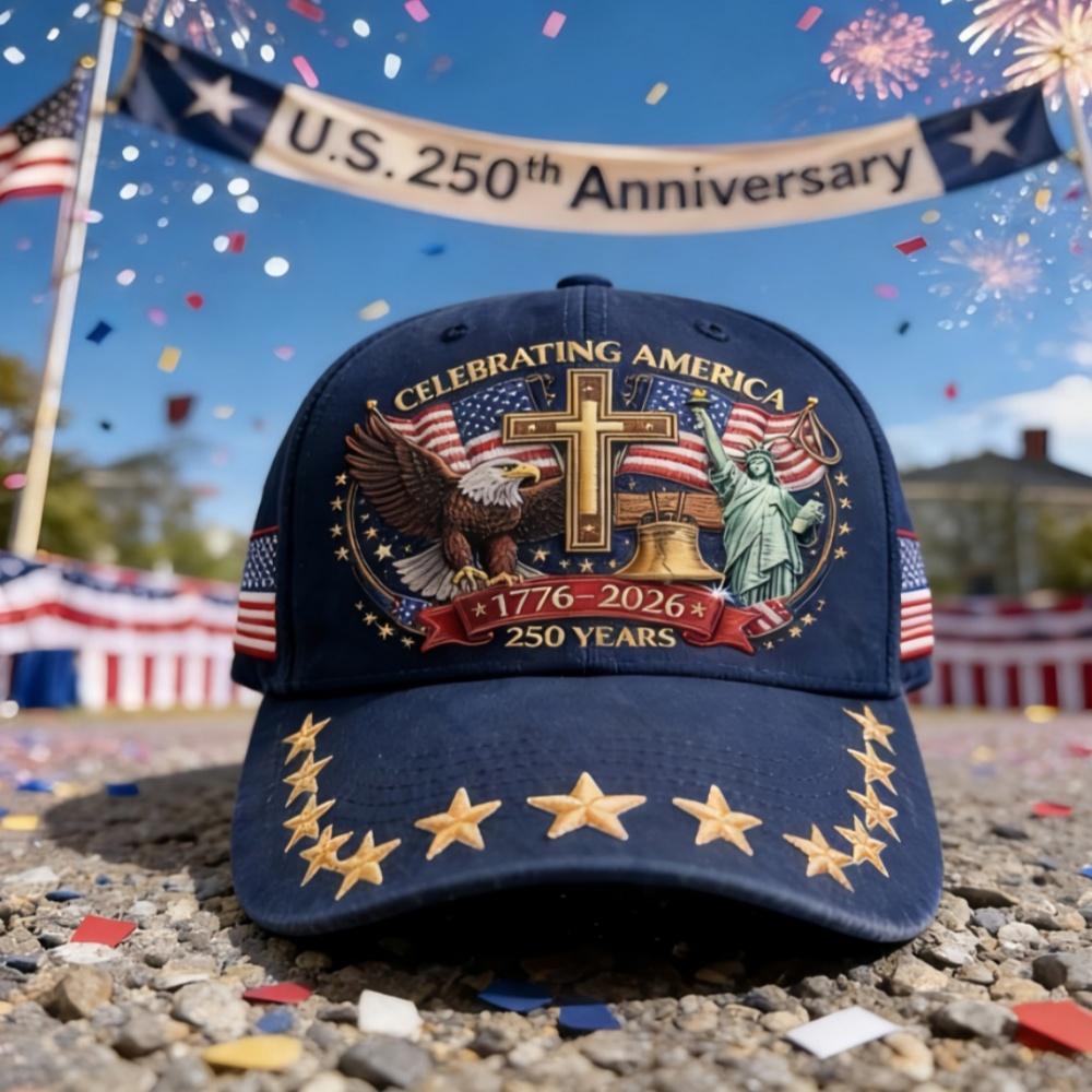 Us 250th Anniversary Cap Versatile Flag Embroidery Hat Statue Of Liberty Hat Retro Patriotic Baseball Cap For Casual Outings