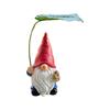 Garden Gnome Statue Decoration With Leaf Umbrella Figurine Decoration For Indoor And Outdoor Patio  For Gnome Lovers And Enthusiasts
