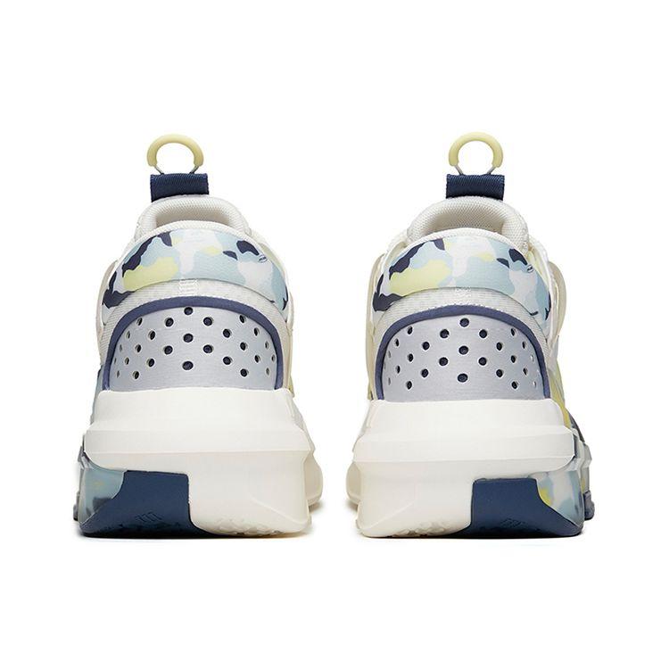 Anta Badass 3.0 Fashion Casual Slip Resistant Durable Low Top Skate Shoes Men Sneakers White Blue Green 112238084S-1