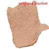Bearaby Weaving Ultra Coarse Blanket With Solid Color Design For Household Daily