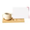 Multifunctional Triangle Book Holder Bookcase for Bedroom Wooden Book Reading Rest Table Centerpiece Decor for Home Studio
