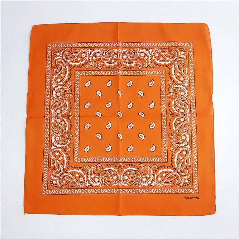 55 Bavlna a len Malý čtvercový šátek Malý Hedvábný šátek Dámská Jarní a Podzimní Móda Šátek na hlavu Pracovní Hip Hop Šátek