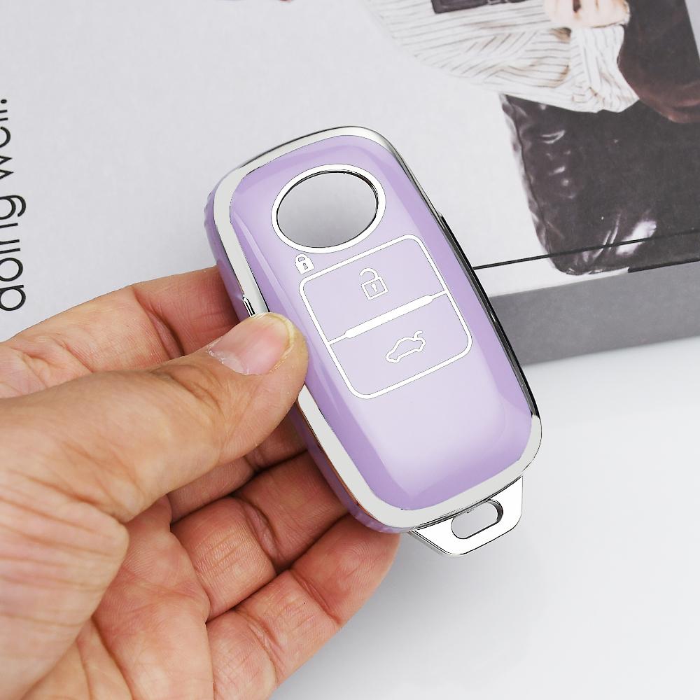 Shell Holder Protector For Toyota Yaris Ativ Raize Veloz Avanza Rush Perodua Daihatsu 3Buttons Tpu Remote Car Key Fob Cover Case