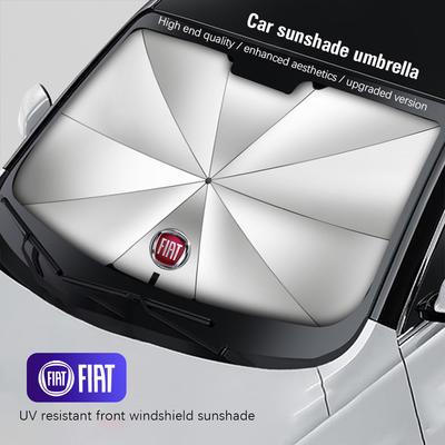 Osłona przeciwsłoneczna do samochodu Parasol osłona przeciwsłoneczna na przednią szybę samochodu dla FIAT 500 Ducato Panda Grande Punto Tipo Abarth Pulse Strada 600 500L