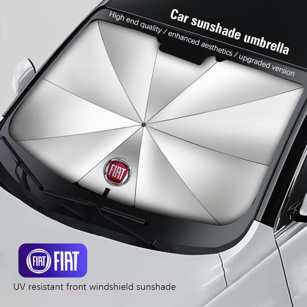 Osłona przeciwsłoneczna do samochodu Parasol osłona przeciwsłoneczna na przednią szybę samochodu dla FIAT 500 Ducato Panda Grande Punto Tipo Abarth Pulse Strada 600 500L