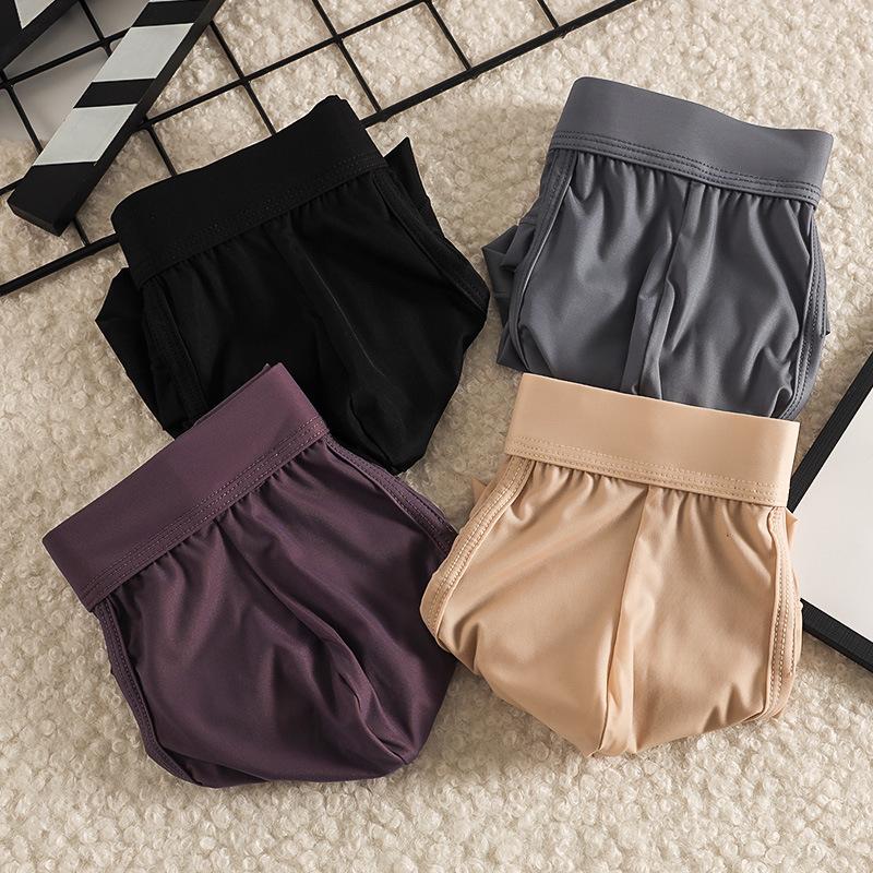 Herren Neue Sommer Ice Silk Ultra Dünn Atmungsaktiv Bequem Slips