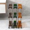 Mobile Storage Shelf Interspace Gap Shelf Kitchen Storage Shelf Bathroom Storage Rack Fridge Side Seam Finishing Rack