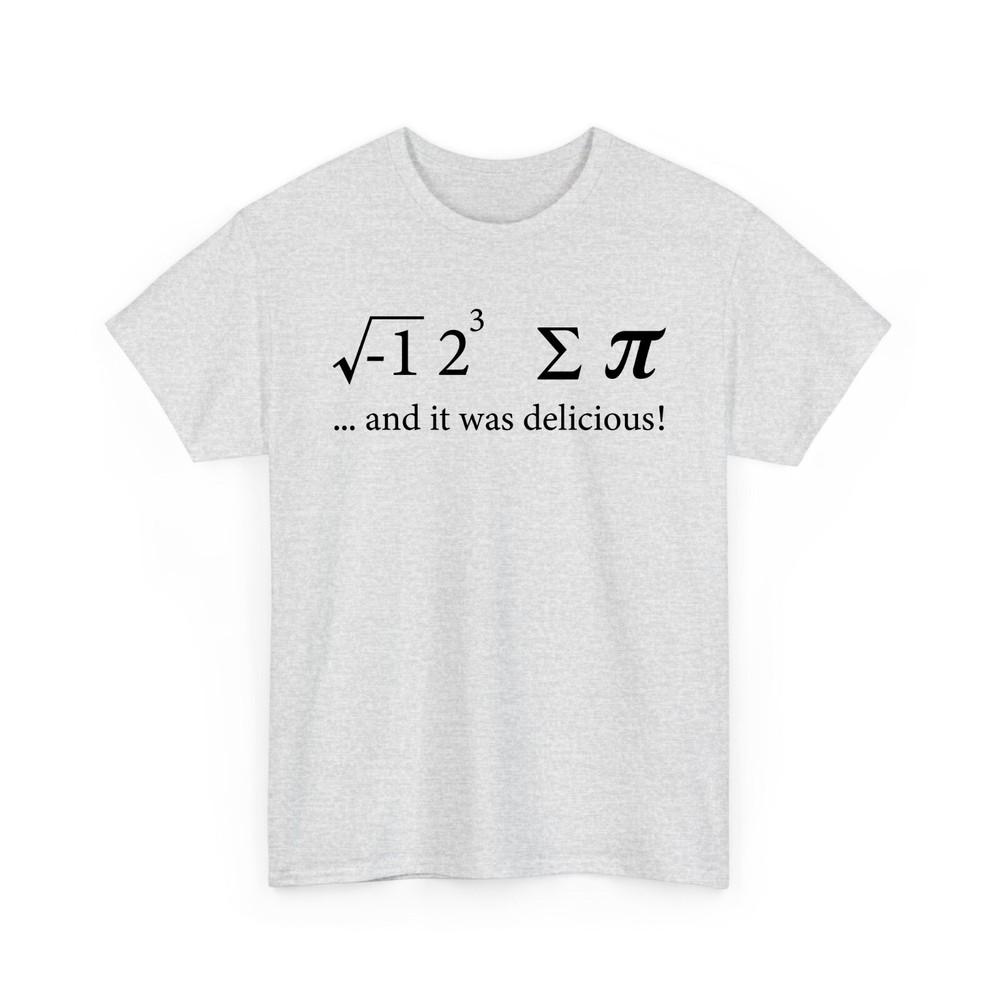 It Was Delicious Funny T Shirt Math Pi Tshirt Funny Geeky Math Tshirt