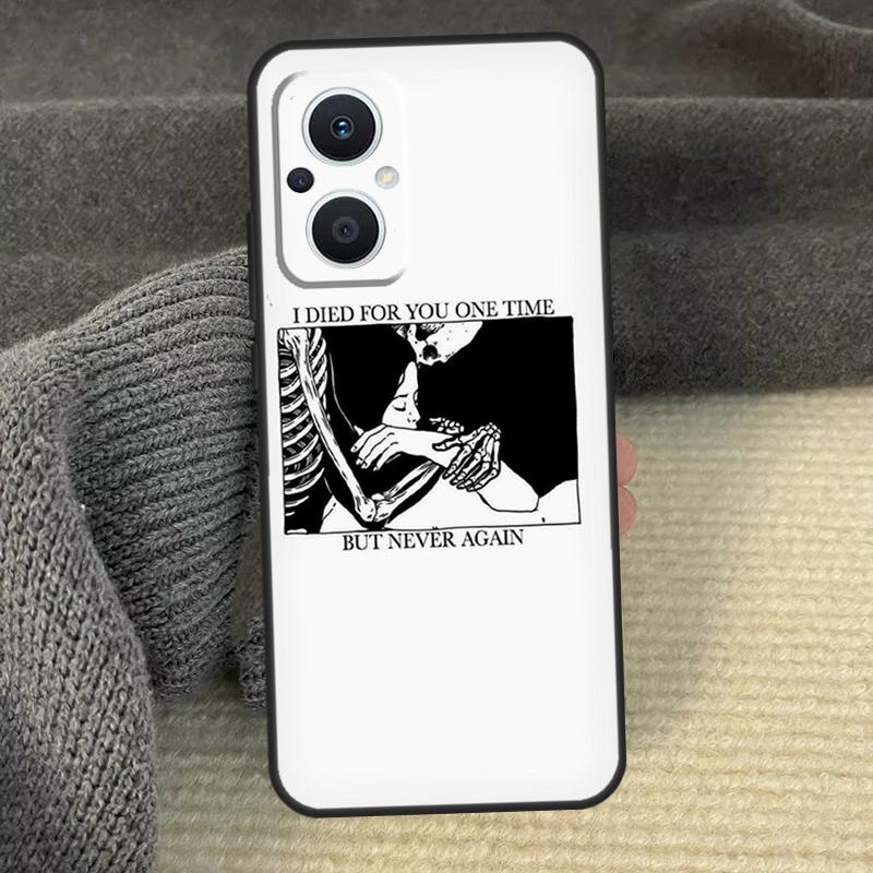 Skeleton Lovers Skull Cover For OPPO Reno 14F 13F 12F 11F 8T 7 8 10 11 12 13 14 Pro OPPO Find X9 X6 X5 X8 Pro Case