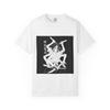 Multi-armed Samurai Illustration T-Shirt and Kids Tshirt | Black Square Graphic, Japanese Text