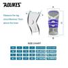 Aolikes Knee Brace Silicone Gel Spring Support For Men Women Workout Meniscus Tear Joint Pain Relief Knee Sleeve