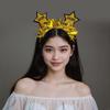 Christmas Star Hair Hoop Festival Headbands For Women Girls Holiday Celebration