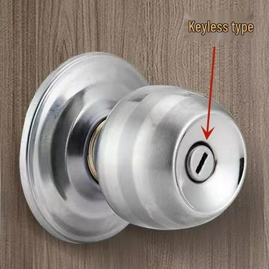 Universal Spherical Indoor Door Lock for Bedroom/Bathroom with Key