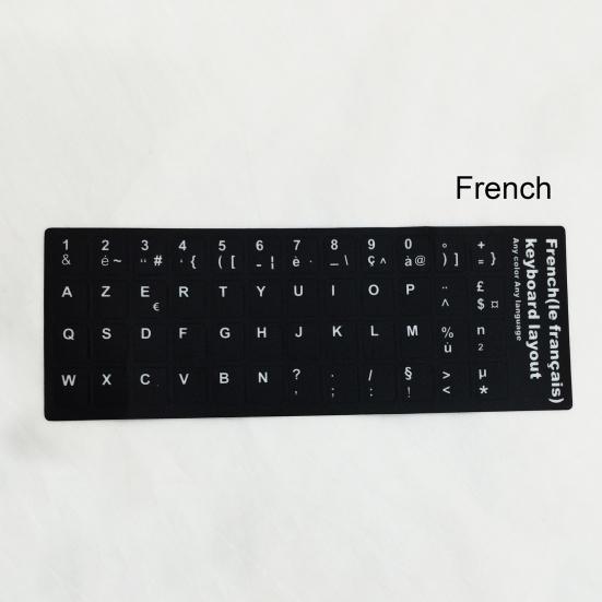 Adesivo Protetor para Teclado Multilíngue Fosco Sem Marcas Adesivo Universal para Teclado de Laptop