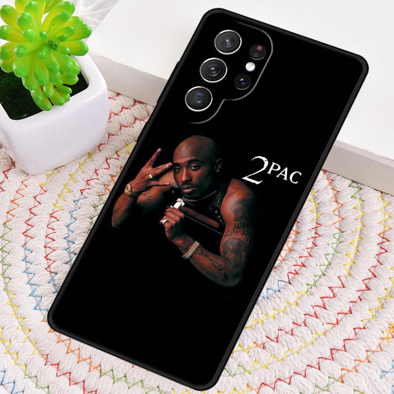 2pac tupac Crown 2 pac Phone Case for Samsung Galaxy note 10 pro S26 Ultra S23 S24 FE S25 S21 S22 PLUS shockproof Cove