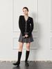 Nitina Wool Blend Pleated Skirt M/Gy