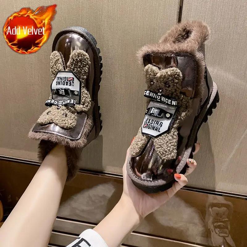 Fashion Woman Shoes Platform Booties New In Ankle Snow Boots for Women Chunky Sale Comfortable and Elegant On Offer Anti Skid Gyaru Rock