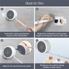 A84E-Retractable Clothesline Indoor/Outdoor Clothes Line, Anti-Slip Locking Buckle Included For Bathroom, Laundry