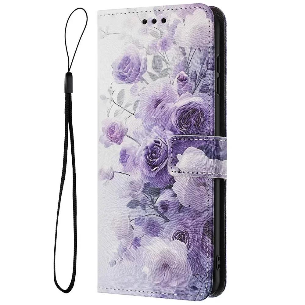 Peněženkové pouzdro s klopou pro Infinix Hot 50 Pro 4G 50i 40 40i 30i Note 40X Zero 30 GT 20 Pro Nárazuvzdorné kožené pouzdro na telefon Držák na karty