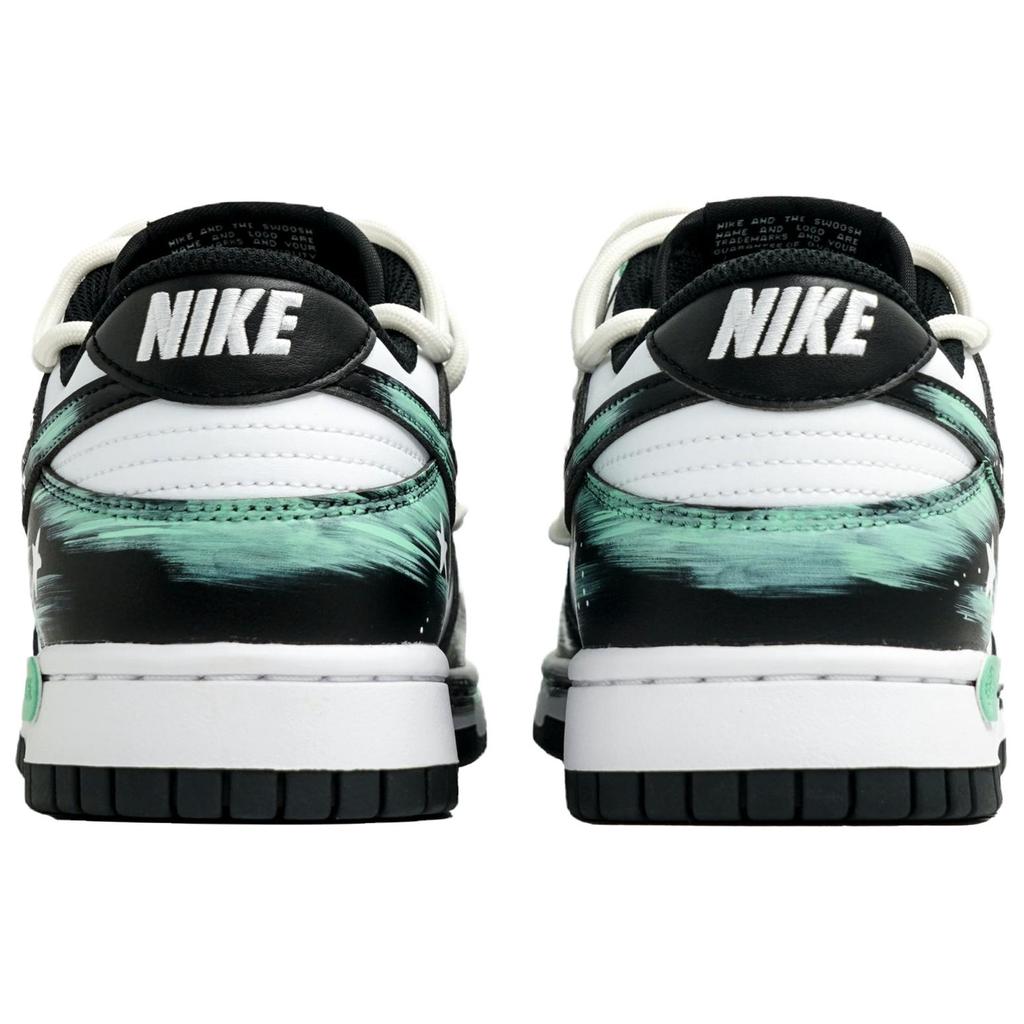 Nike Dunk Kaleidoscope, Mint Star, Shopping Bag Cushioning Abrasion Resistant Low top Skateboard Shoes Unisex DD1391-100(Team113-S-BOX)