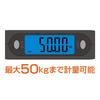 MCO Luggage Scale, Grip Type, Black Z2255
