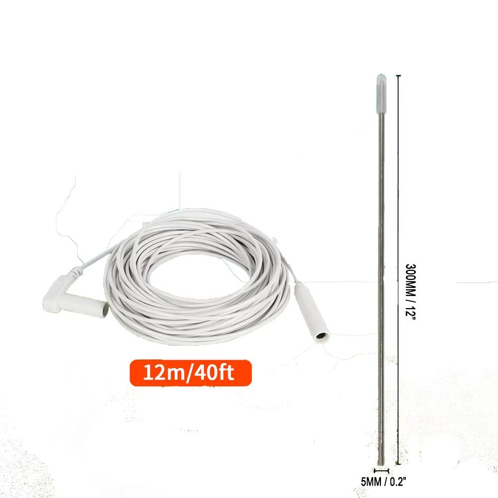 

Заземляющий стержень с заземляющим проводом 40 футов/12 м. Заземленные сварочные стержни. Изделия для помещений. Подключение к листам, накладкам, одеялам, наволочке белый