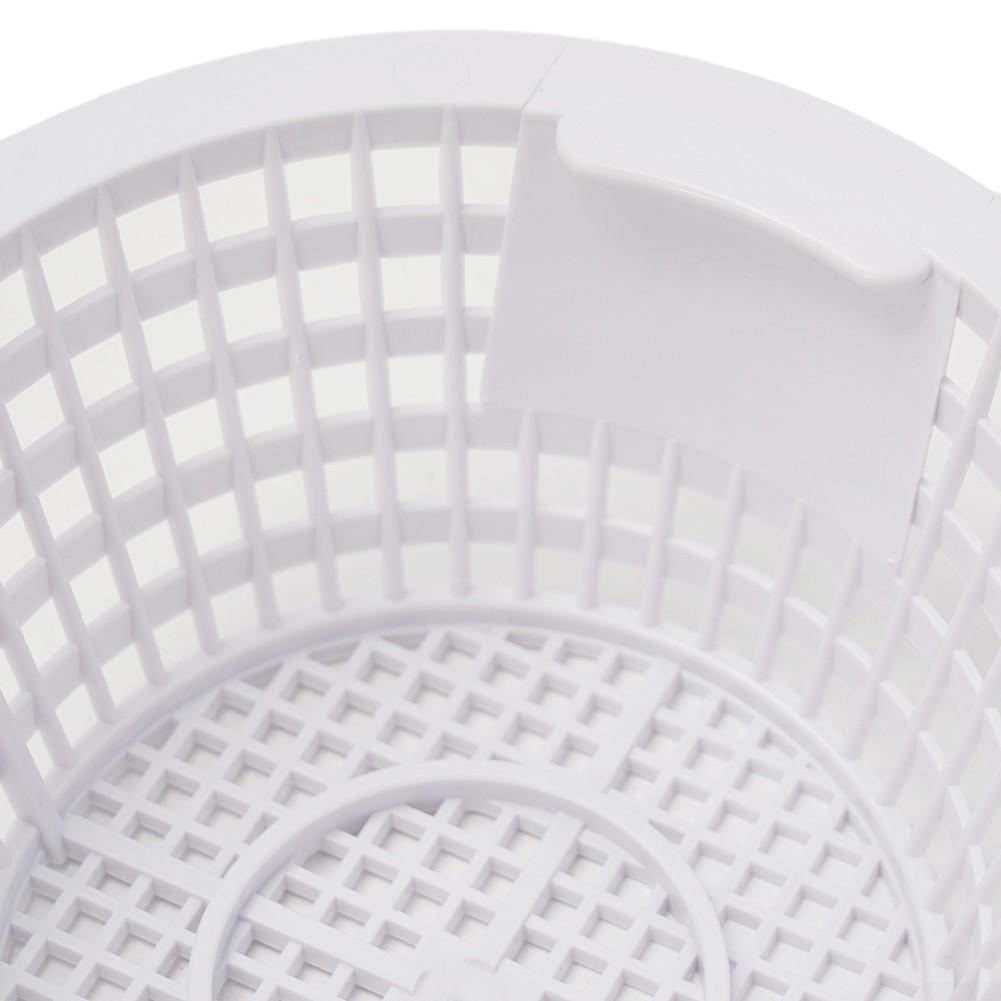 Koszyk na skimmer basenowy, plastikowy, praktyczny, okrągły koszyk na sitko