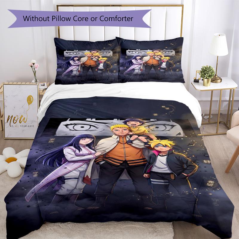 Naruto Duvet Cover Set Suitable for Living Room Machine Washable Christmas Gift