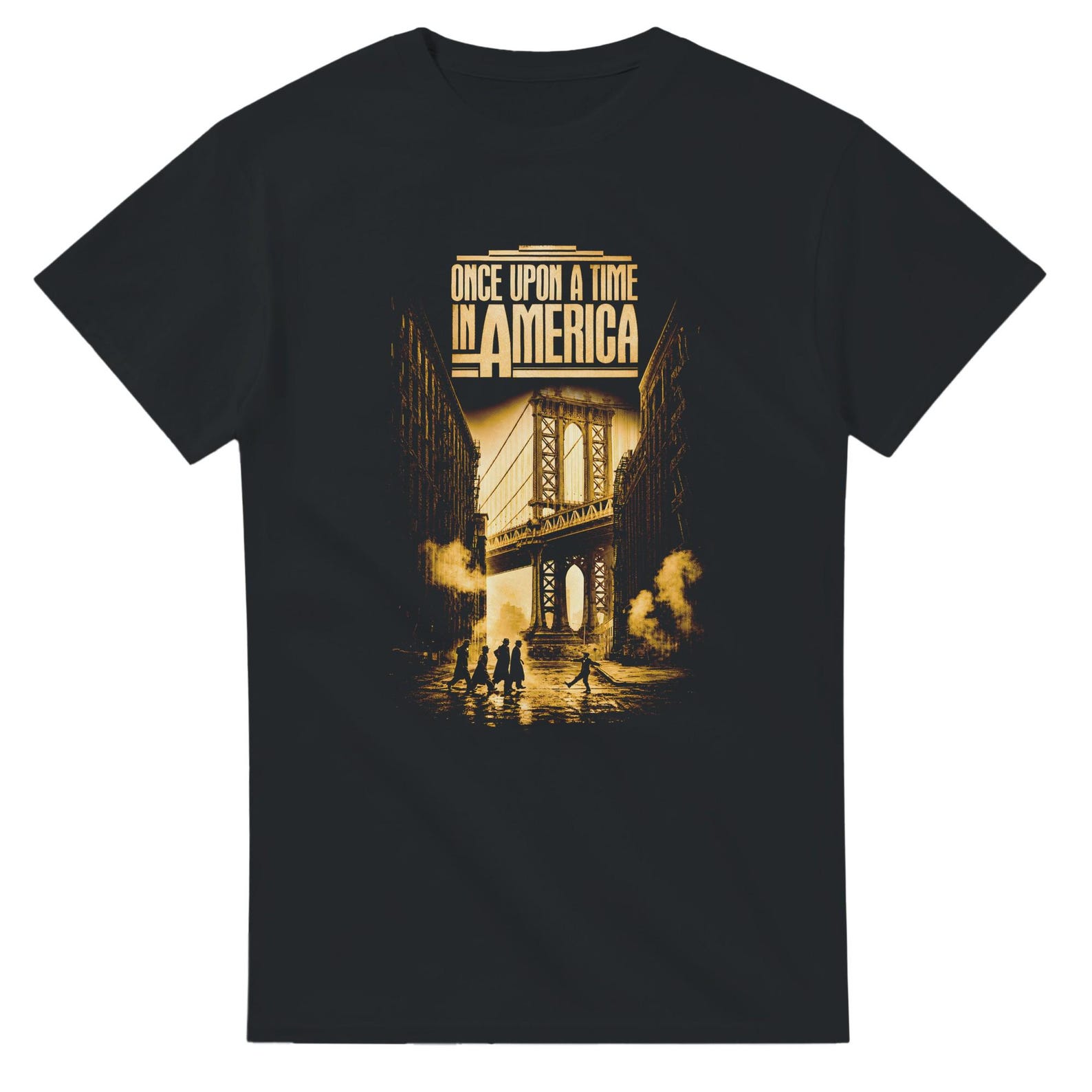 Once Upon a Time in America Halftone Heavyweight Unisex Crewneck T shirt | Gildan® 5000 M
