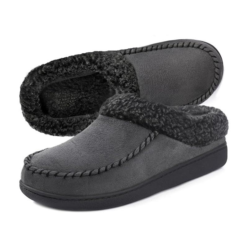 New cotton slippers New suede comfortable autumn and winter warm men and women soft bottom soft comfortable non-slip