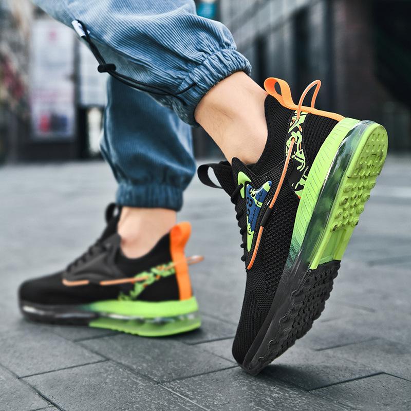 Men'S Full Air Cushion Mesh Breathable Fashion Men Outdoor Sports Athletic Walking Sneakers 2022 Student For Men Large Size39-47