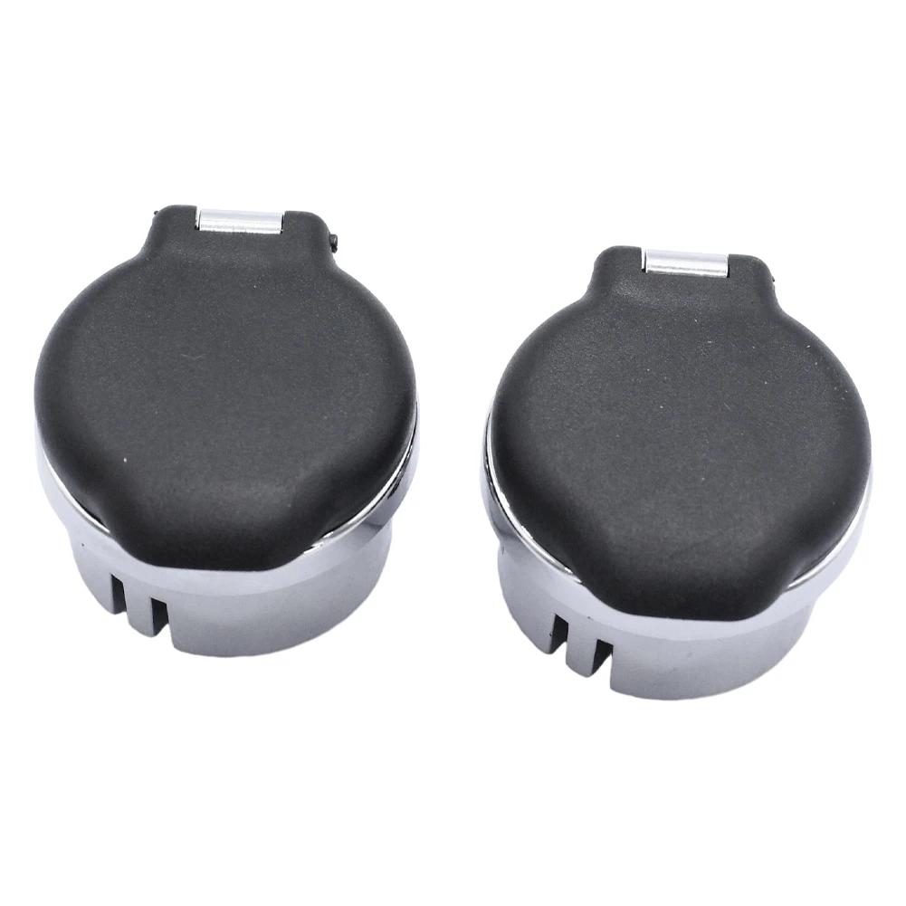 

2 шт. Крышка розетки питания на приборной панели, 12 Вольт, вилка розетки с хромированной выдвижной ручкой, крышка панели приборов для Silverado Tahoe Sierra 2007-2013