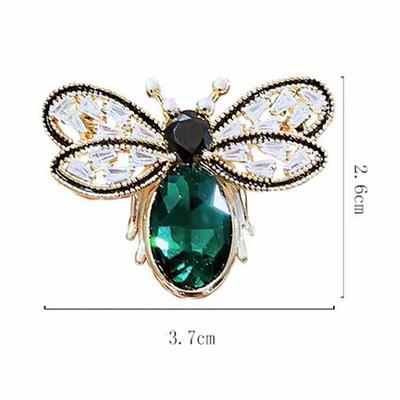 Vintage Little Bee Brooches For Women Clothing Coat Scarf Jewelry Party Accessories