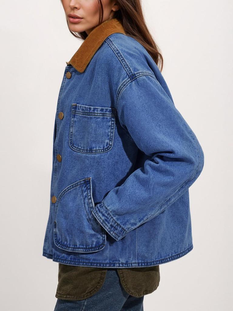 Women's Denim Jacket 2026 - European & American Style, Versatile Spring/Autumn Top