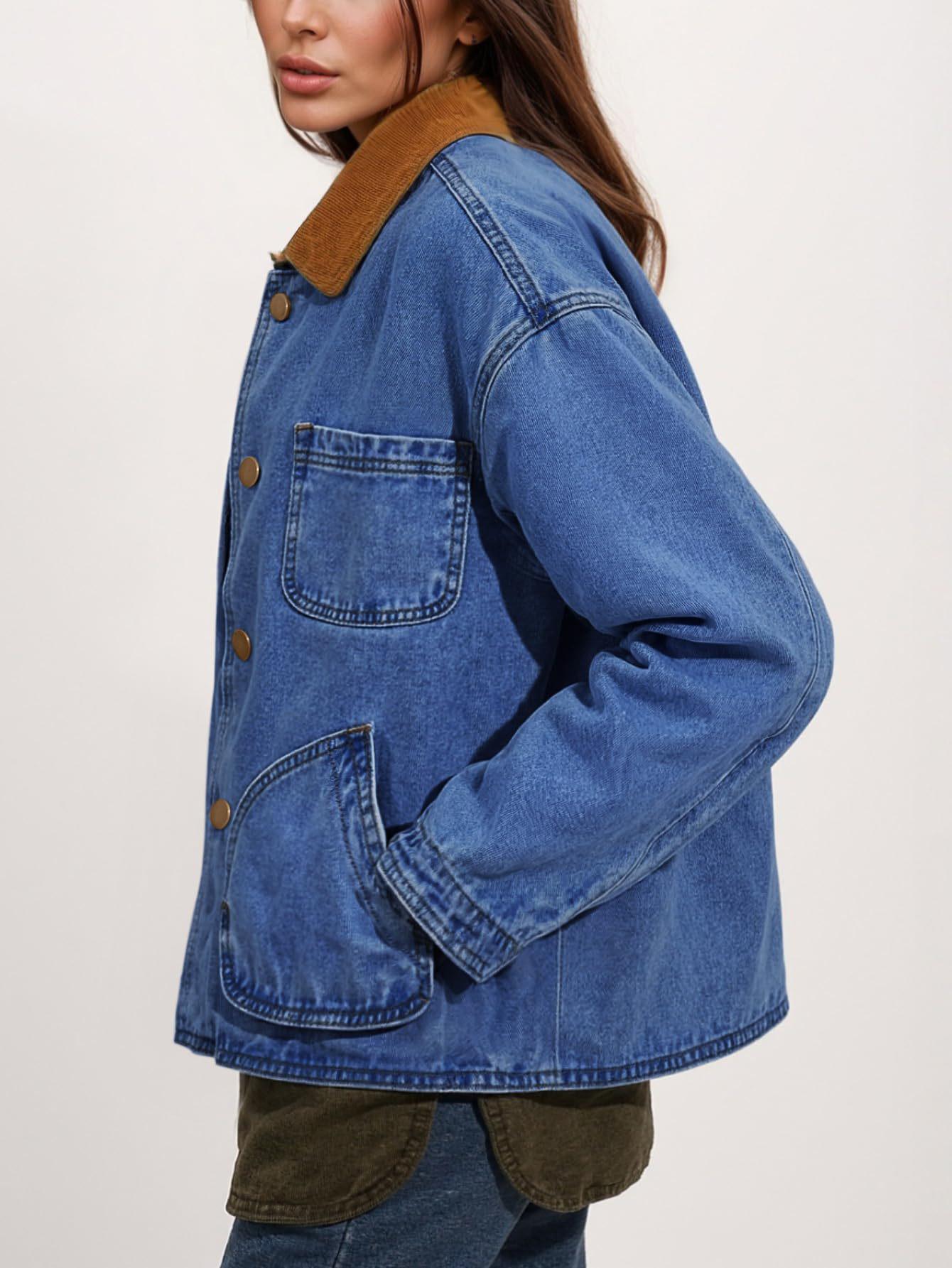 

Women s Denim Jacket 2026 - European & American Style, Versatile Spring/Autumn Top M