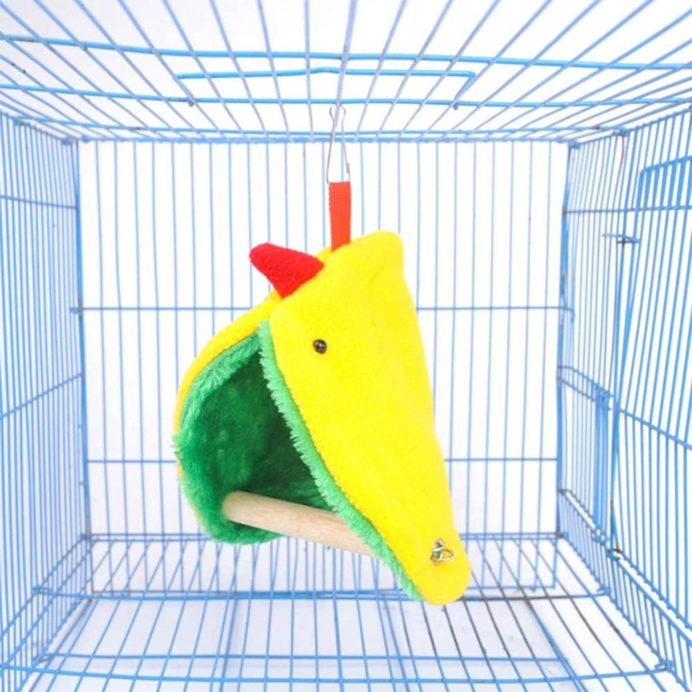 Small Animals Warm Hut Sleeping Hanging Cave Parrot Toy Tent Hammock Bird Bed