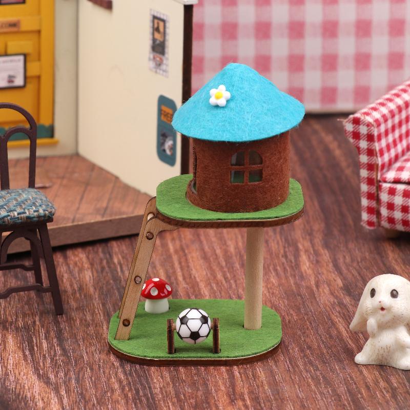 

Милый Миниатюрный Кукольный Домик Кошачий Игровой Комплекс Кошачья Башня Модель Кукольный Домик Мебель для Гостиной Украшение Кукольный Домик Микро Сцена Декор one size