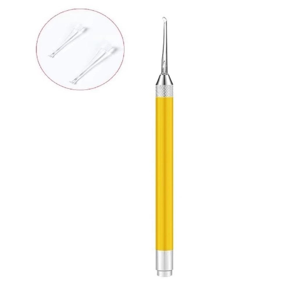 New Stainless Steel Luminous Ear Scoop Visual with Light Ear Cleaner Handy Ear Cleaning Tools