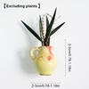 8pcs Cute Ceramic Vase Fridge Magnets 3D Refrigerator Magnets Decoration for Kitchen Office Whiteboard