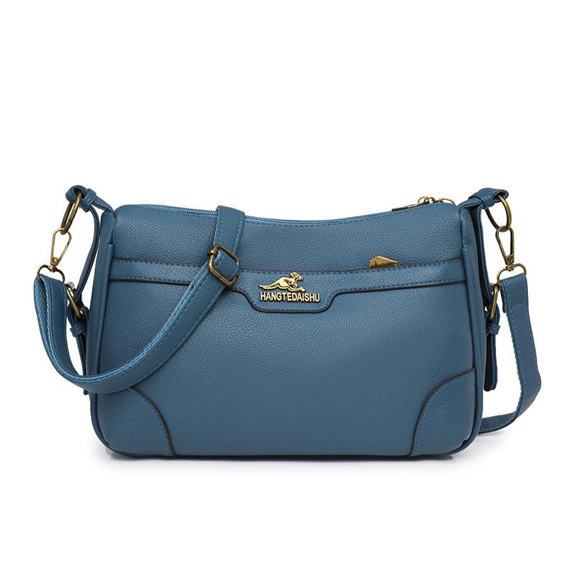 Jednobarevná taška přes rameno Dámská crossbody taška Taška pro středněvěkou matku