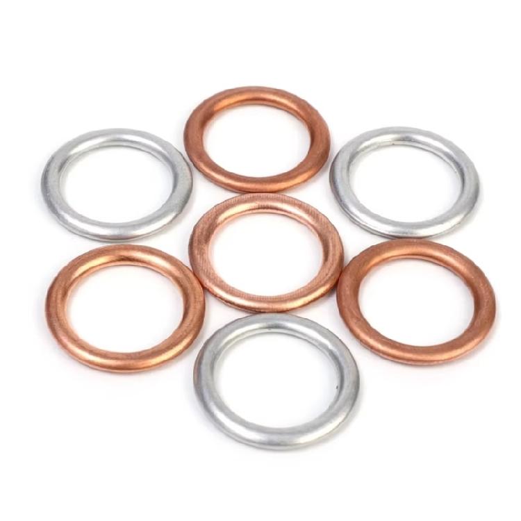 N0138157 Automotive Oil Drain Plug Sealing Washer Metal Gasket Crush Washer For Auto Engine Protection