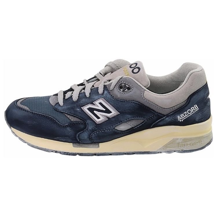 New Balance 1600 Premium Vintage Navy Unisex Sneakers Grey Off-White CM1600VN