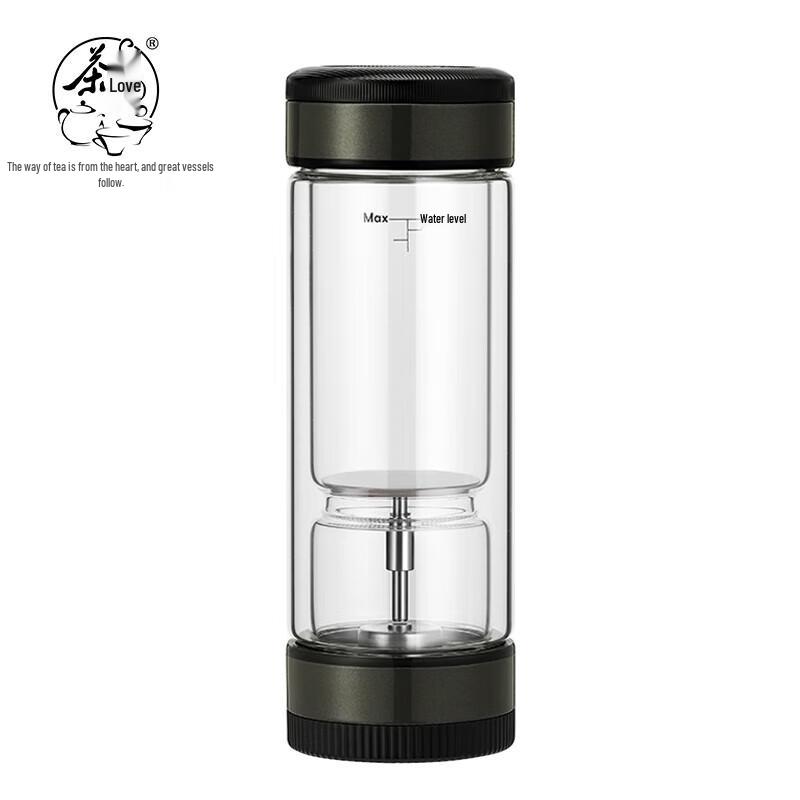Tea of Love Portable Borosilicate Glass Tea Cup