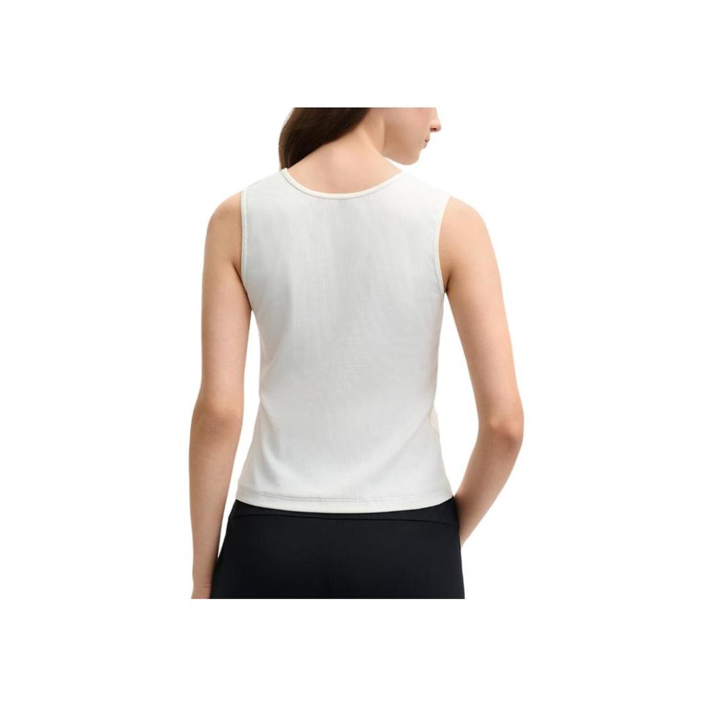 New FILA SS25 Tank Top Women's Cloud White F11W528103F-WT