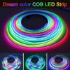 Smart RGBIC COB LED Strip Light Addressable Dreamcolor Flexible Neon Tape with APP Remote Control for Room Home Party Decoration