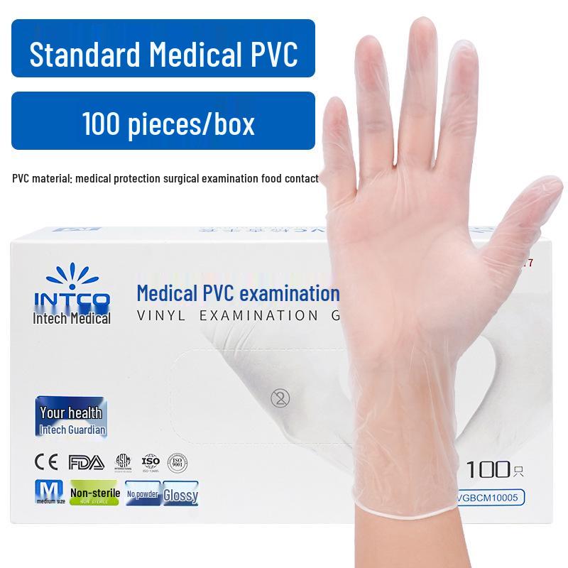 PVC Medical Grade Disposable Gloves for Kitchen, Catering, Housework, and Beauty
