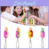 Hot-selling Mini Carrot Knife Keychain Fun Key Pendant Decompression Toy Banana Butterfly Knife Soft Rubber Material
